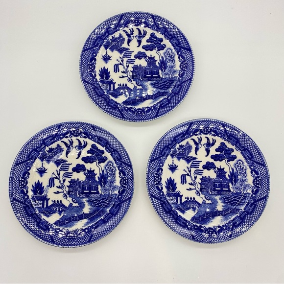 Blue Willow Other - Blue Willow Made In Japan 6" Bread Desert Plate Vintage Set of 3